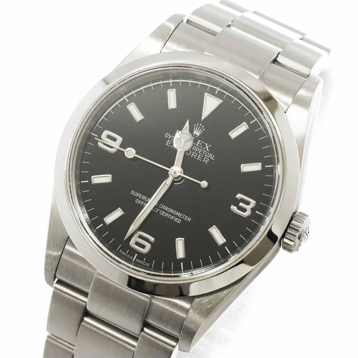 Explorer 1 114270 Serial Z Automatic Black Dial Mens Watch