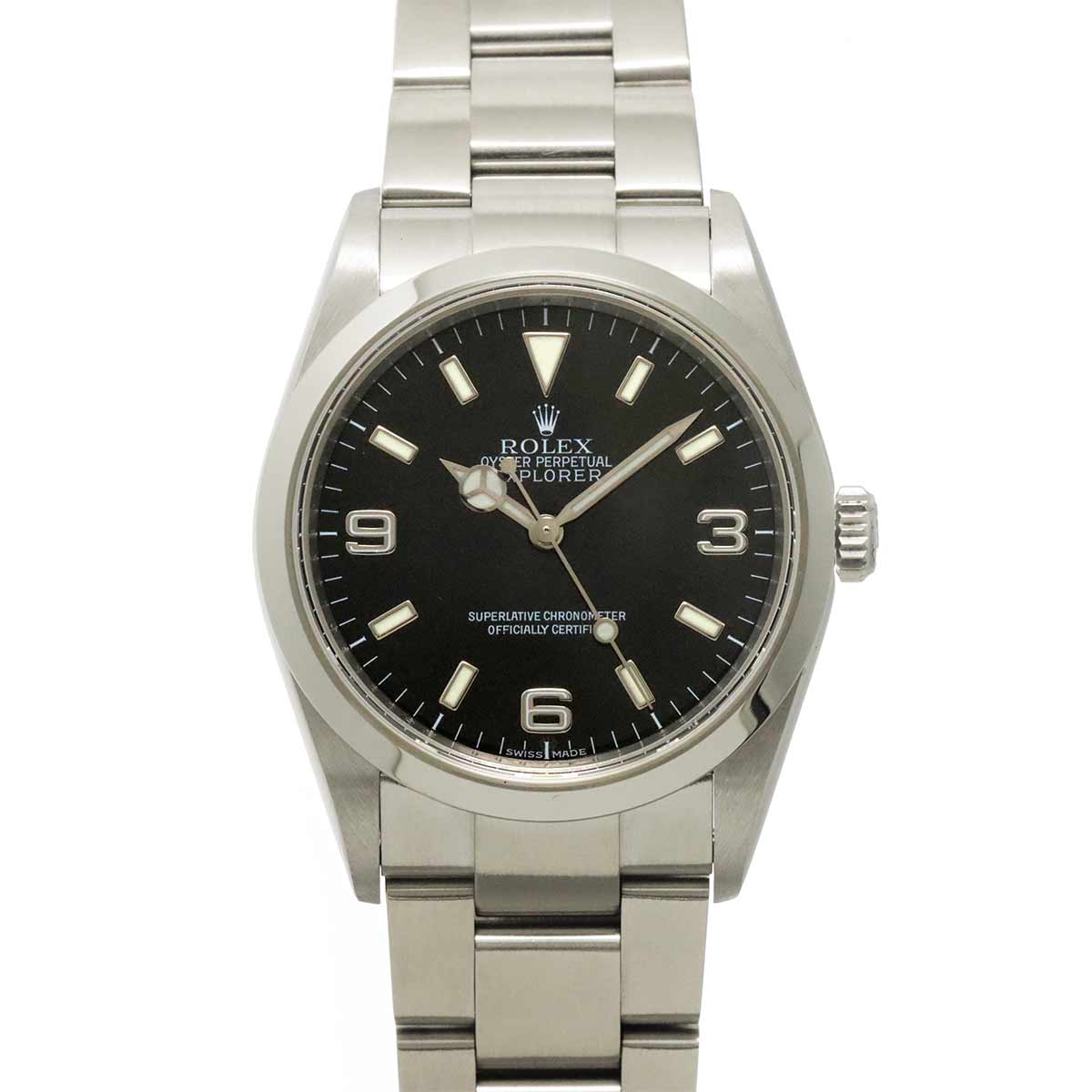 Explorer 1 114270 Serial Z Automatic Black Dial Mens Watch