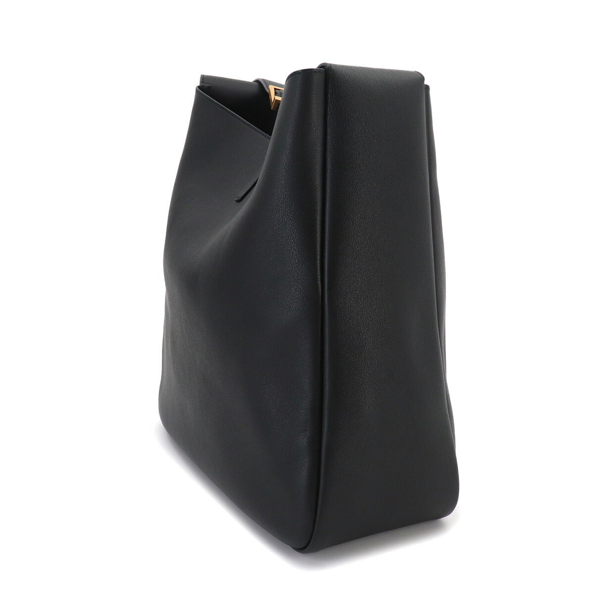 LE5A7 Large Shoulder Bag Leather Black 753837 Purse