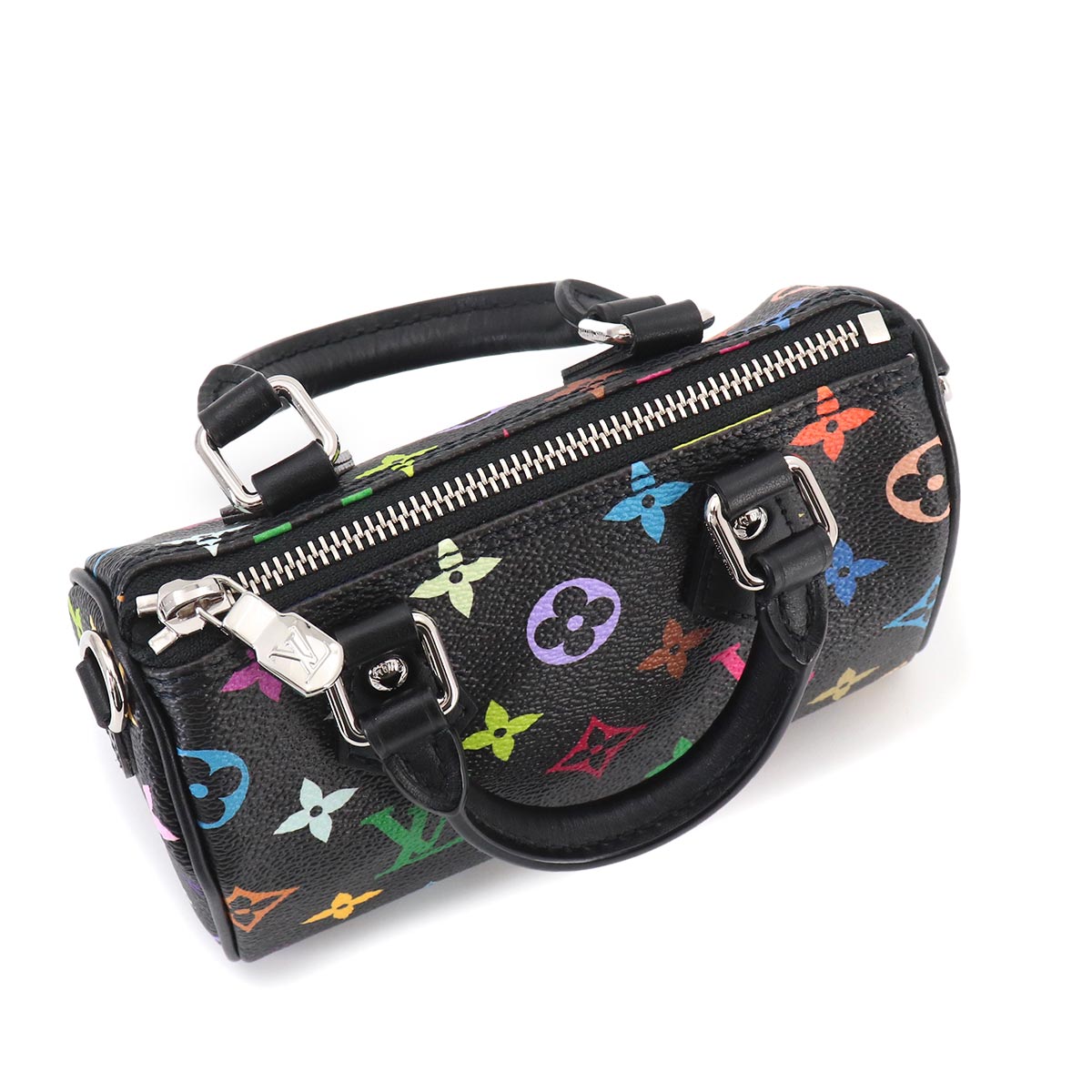 LVxTM Monogram Multi color Nano Speedy Hand Shoulder Bag