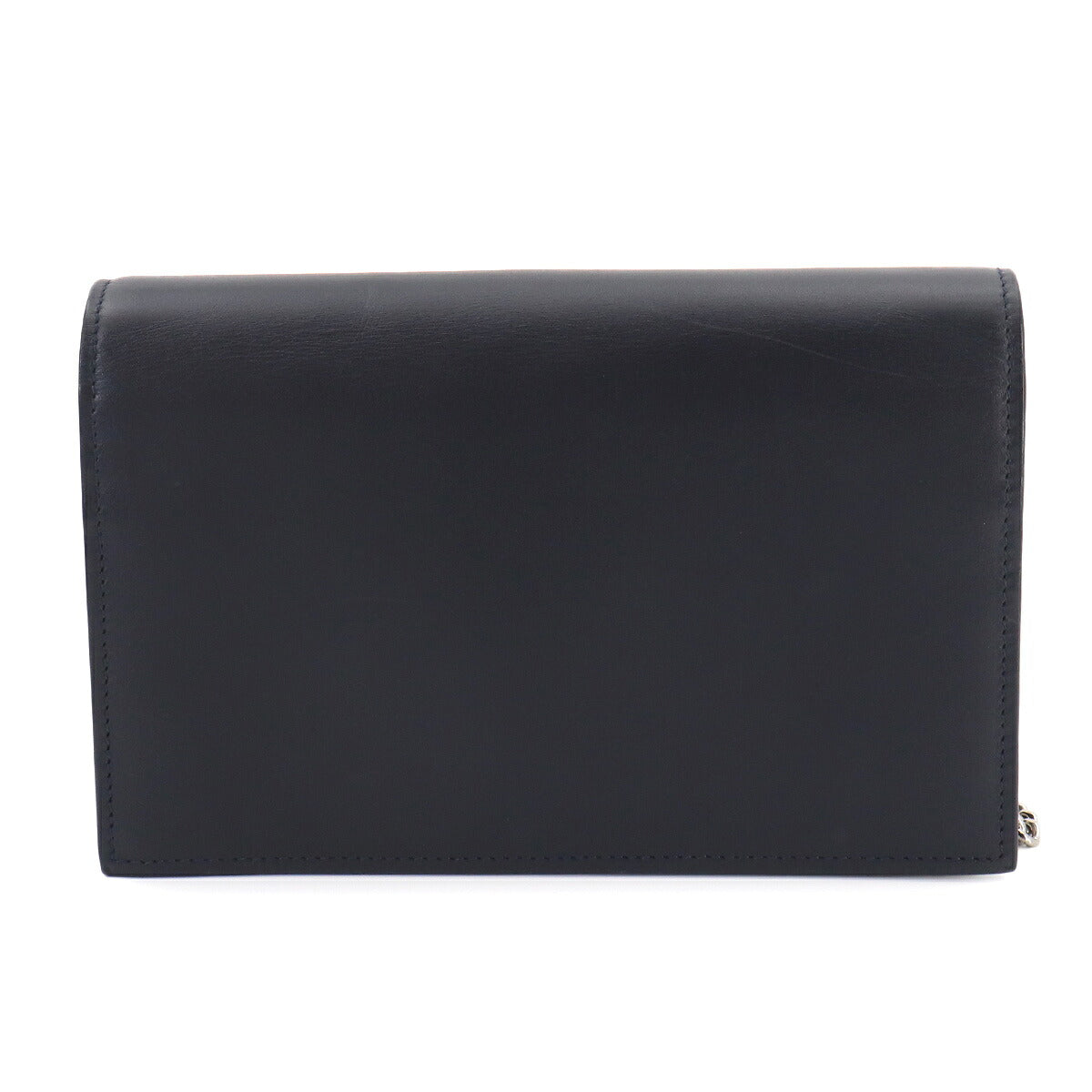Kate Chain Long Wallet Leather Navy 452159