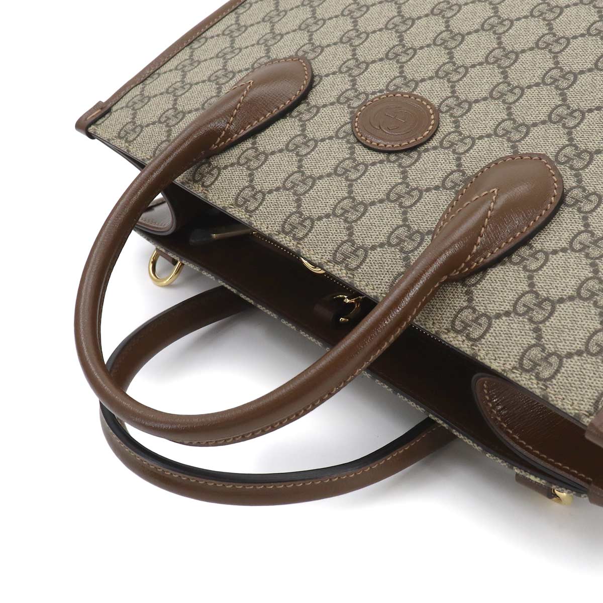 Interlocking G Small Tote Shoulder Bag GG Supreme 659983