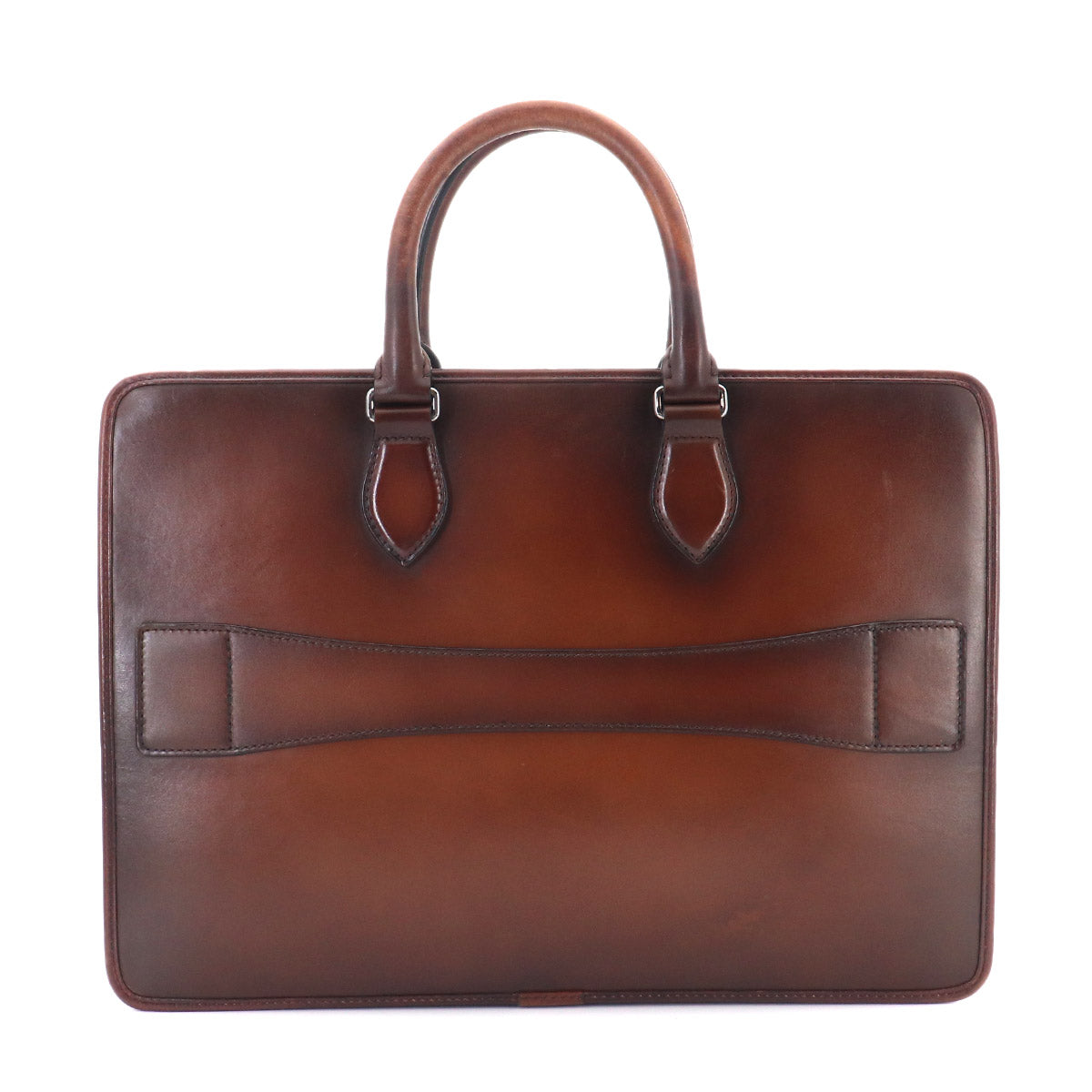 Un Jour Briefcase Business Bag Venezia Leather Cacao intenso