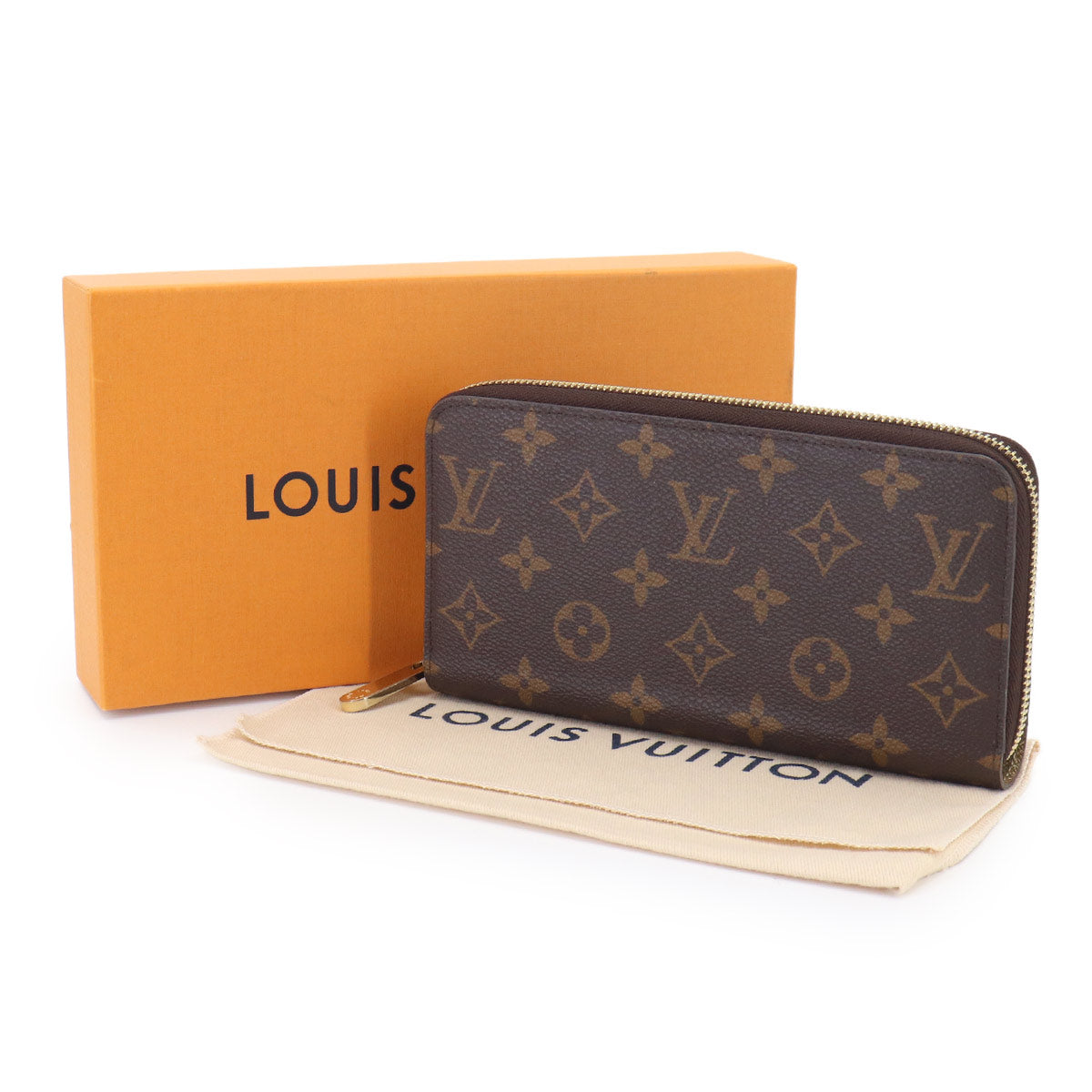 Monogram Zippy Wallet Brown Iced Gold M27030