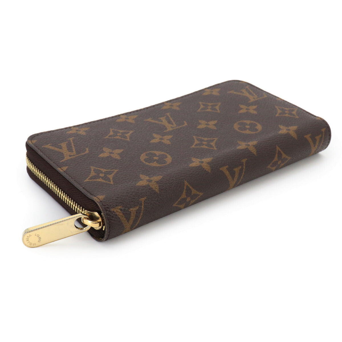 Monogram Zippy Wallet Brown Iced Gold M27030