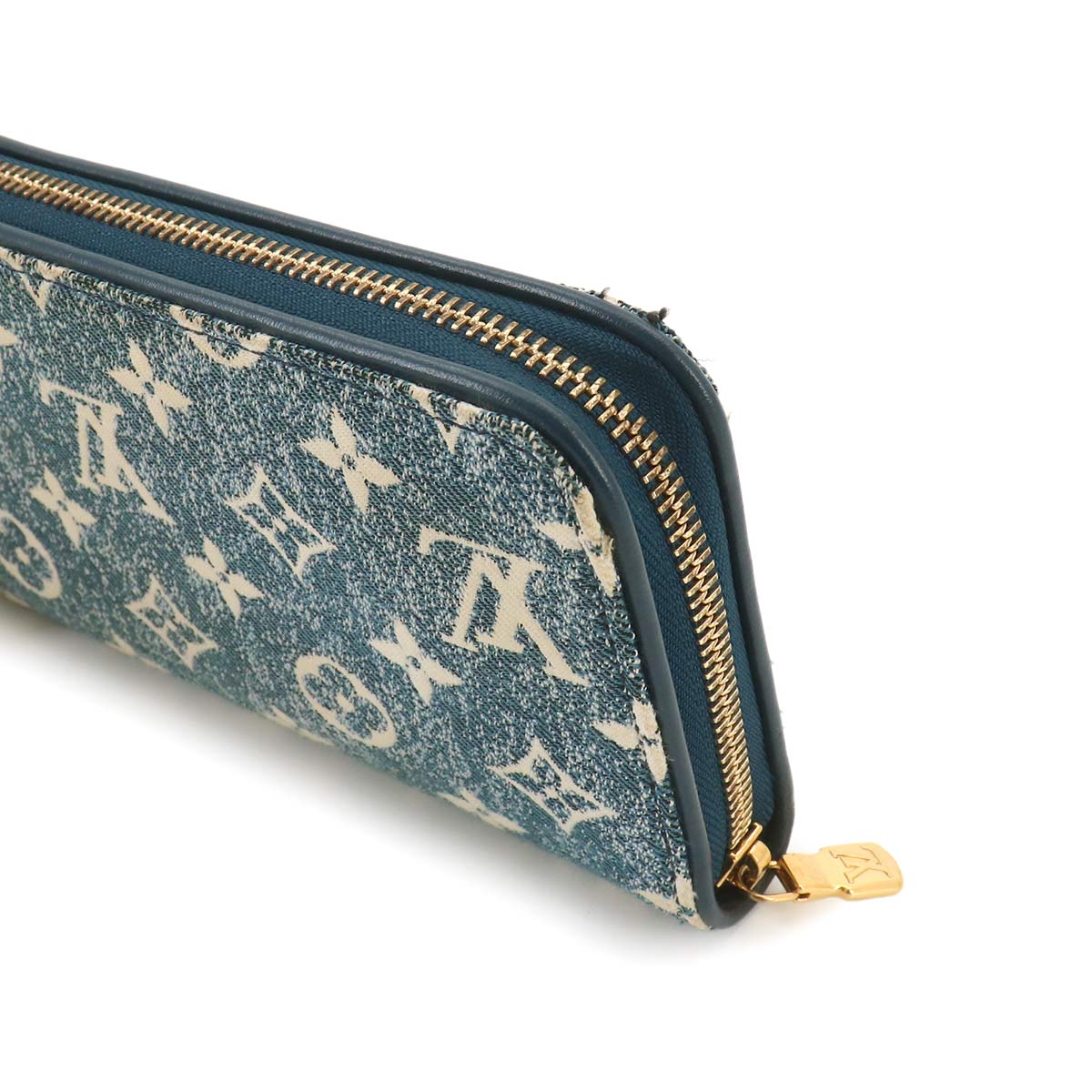 Monogram Jacquard Denim Zippy Wallet Blue M81226