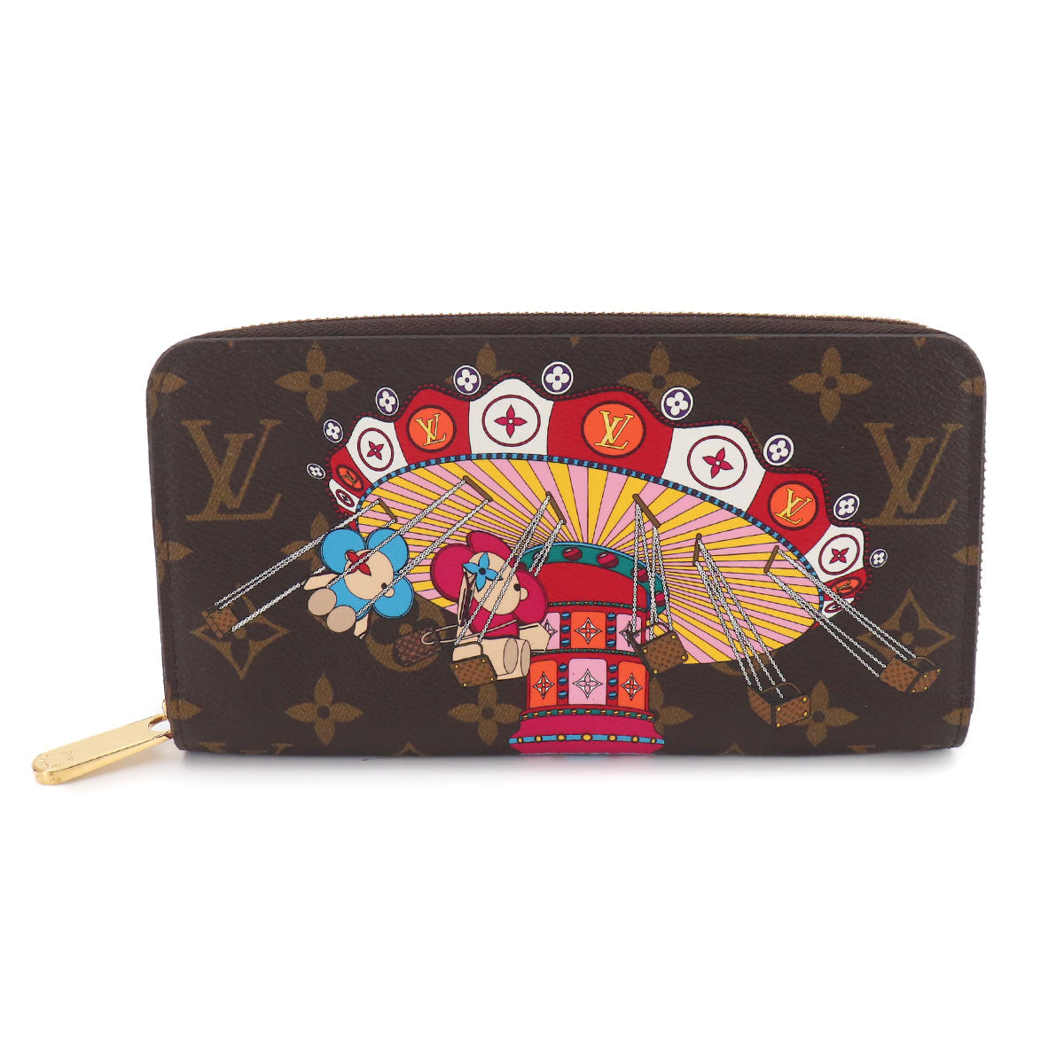 Vivienne Monogram Zippy Wallet Brown Multicolor M69753