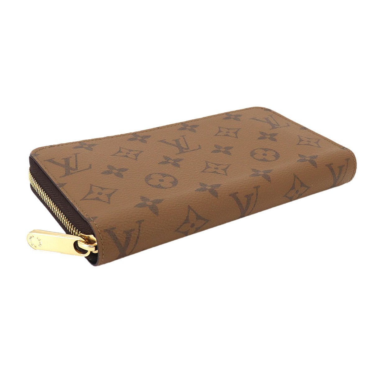 Monogram Reverse Zippy Wallet Brown M82444 Purse