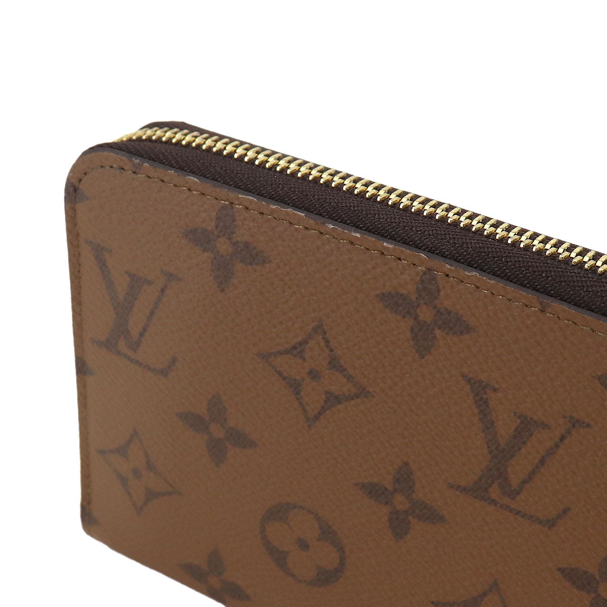 Monogram Reverse Zippy Wallet Brown M82444 Purse