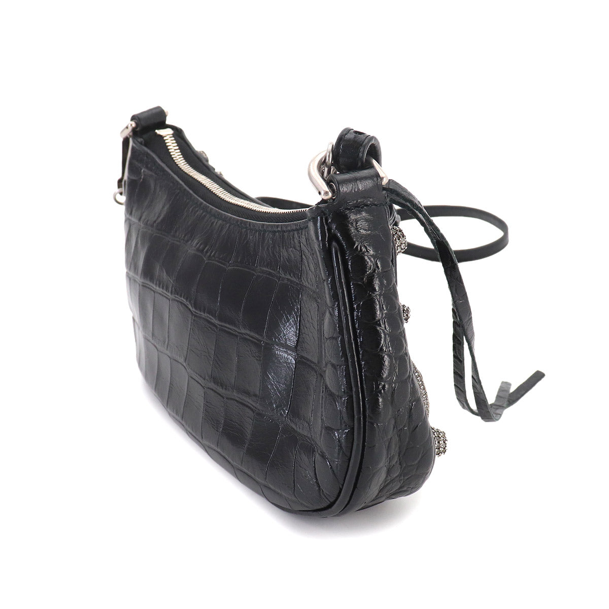 Le Cagole Mini Chain Hand Shoulder Bag Bkack 695814