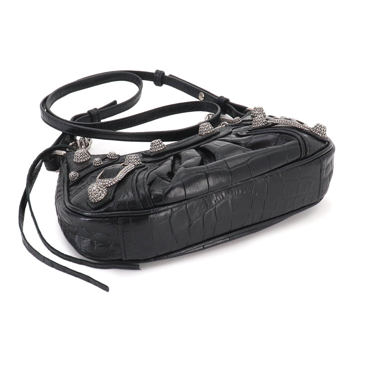 Le Cagole Mini Chain Hand Shoulder Bag Bkack 695814