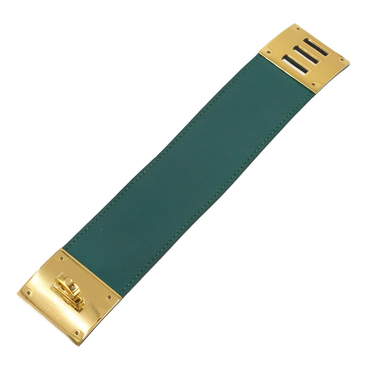 Kelly Dog Bracelet Bangle Veau Swift Green
