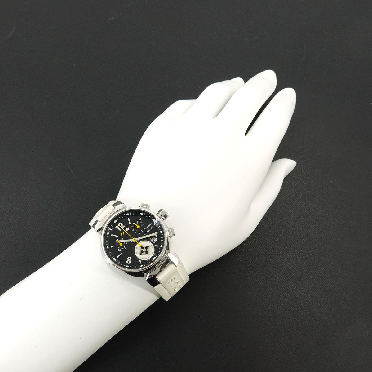 Tambour Lovely Cup Q132G Black Date Dial Ladies Watch