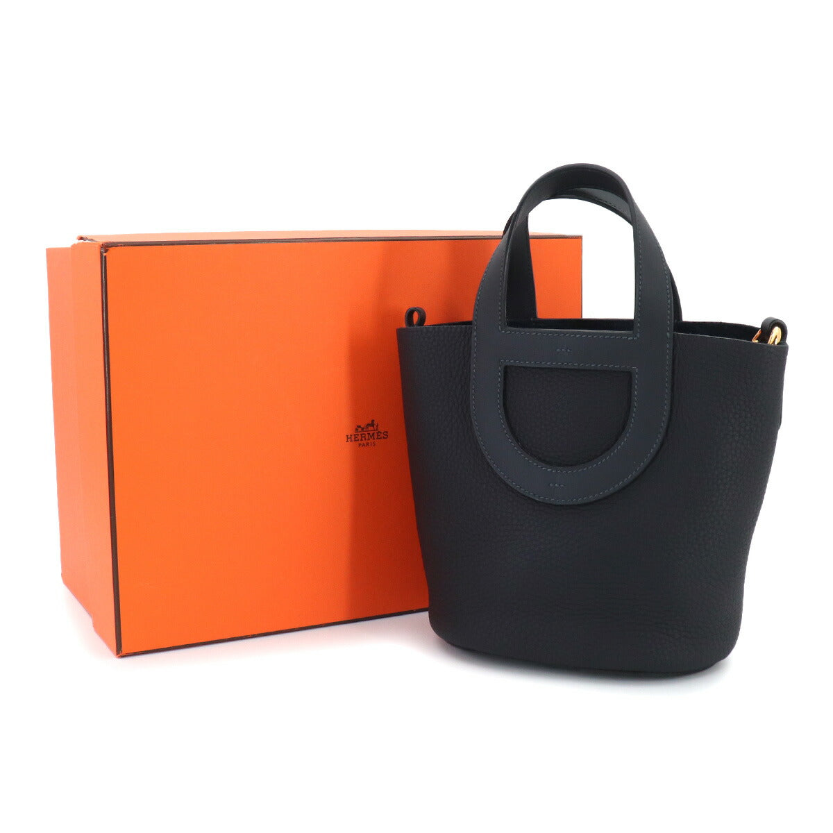 In the Loop 18 Hand Bag Taurillon Clemence Swift Caban Purse