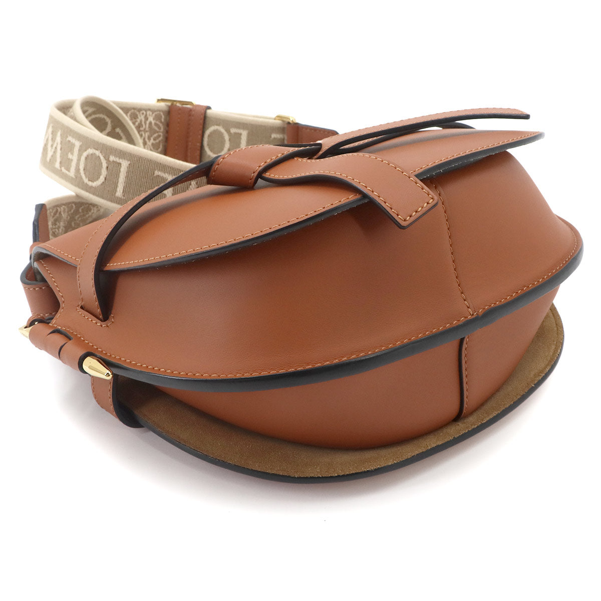 Gate Dual Bag Small Shoulder Bag Leather Brown A650T20X40