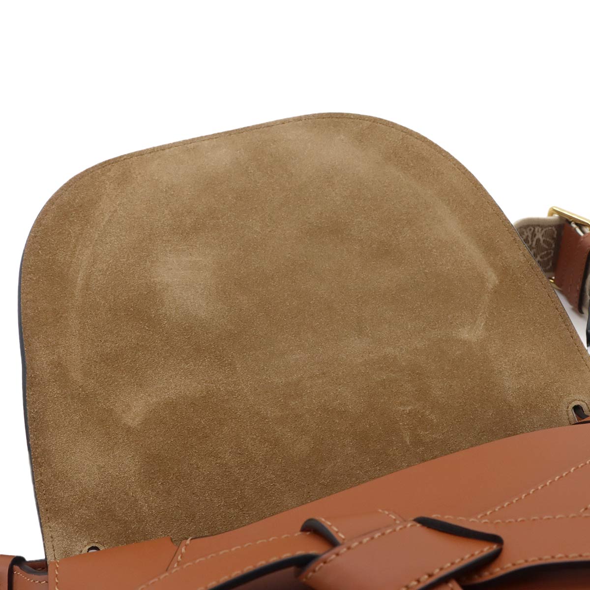 Gate Dual Bag Small Shoulder Bag Leather Brown A650T20X40