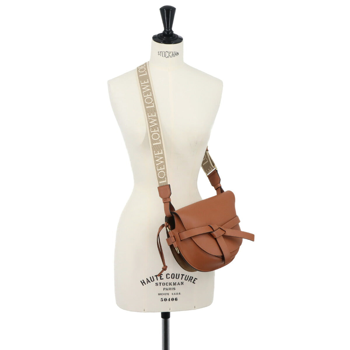 Gate Dual Bag Small Shoulder Bag Leather Brown A650T20X40
