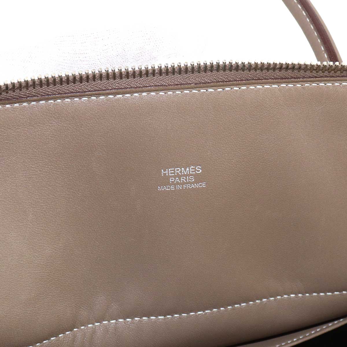Bolide 31 2way Hand Shoulder Bag Taurillon Clemence Etoupe
