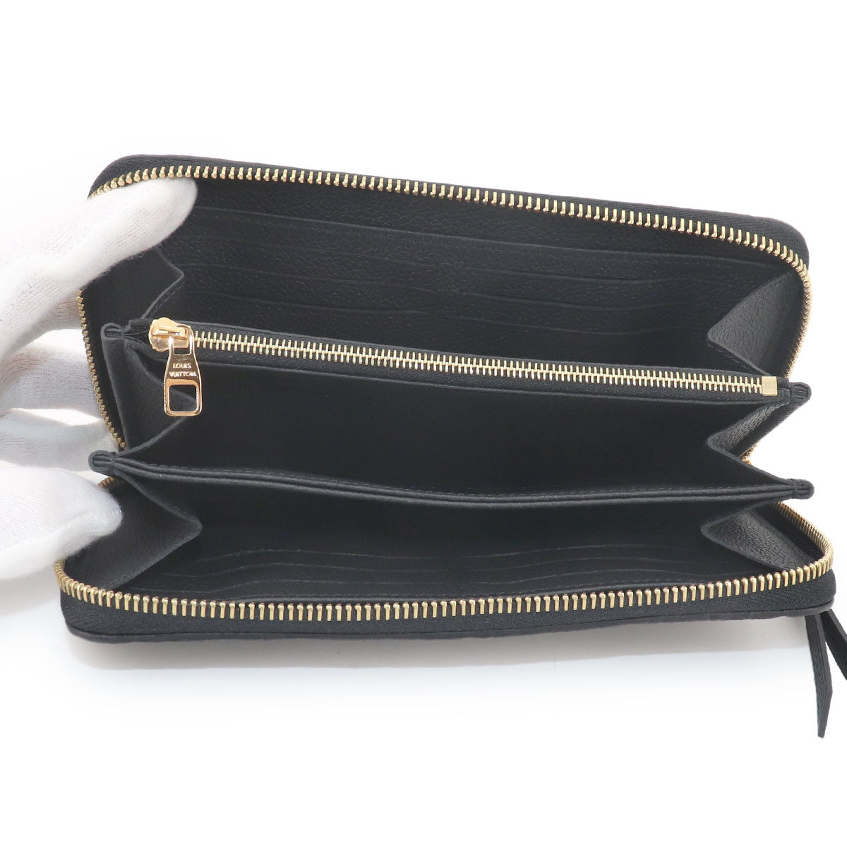 Monogram Empreinte Zippy Wallet Leather Noir M61864