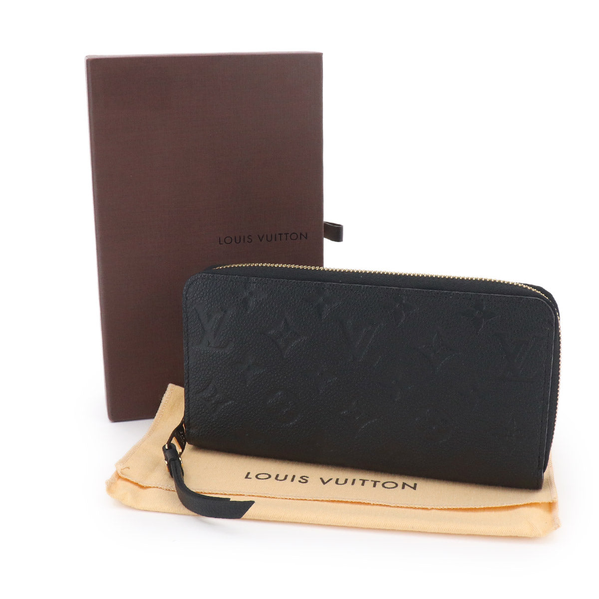 Monogram Empreinte Zippy Wallet Leather Noir M60571