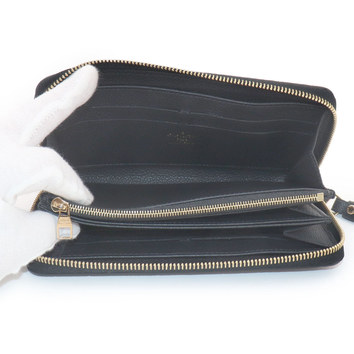 Monogram Empreinte Zippy Wallet Leather Noir M60571