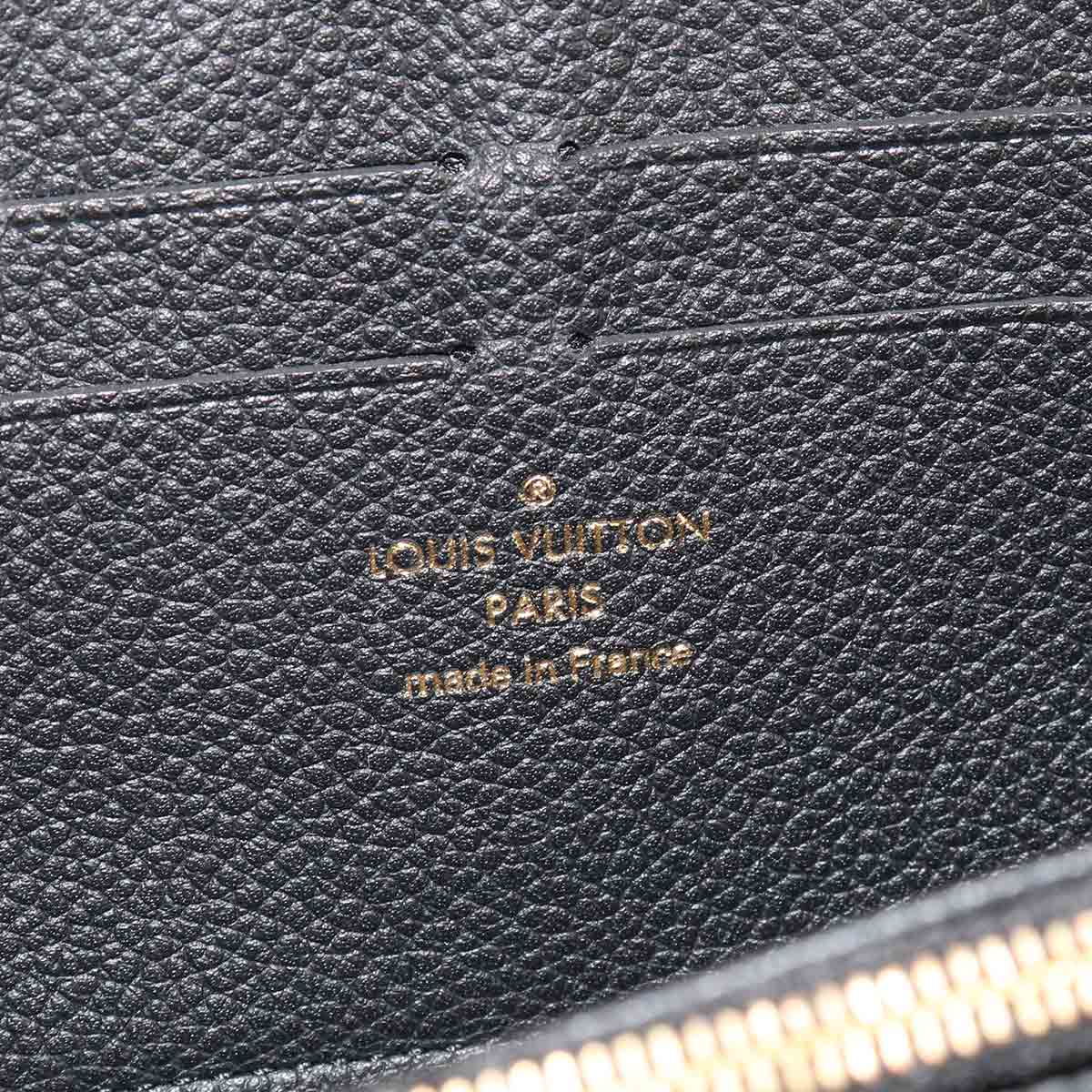 Monogram Empreinte Zippy Wallet Leather Noir M60571