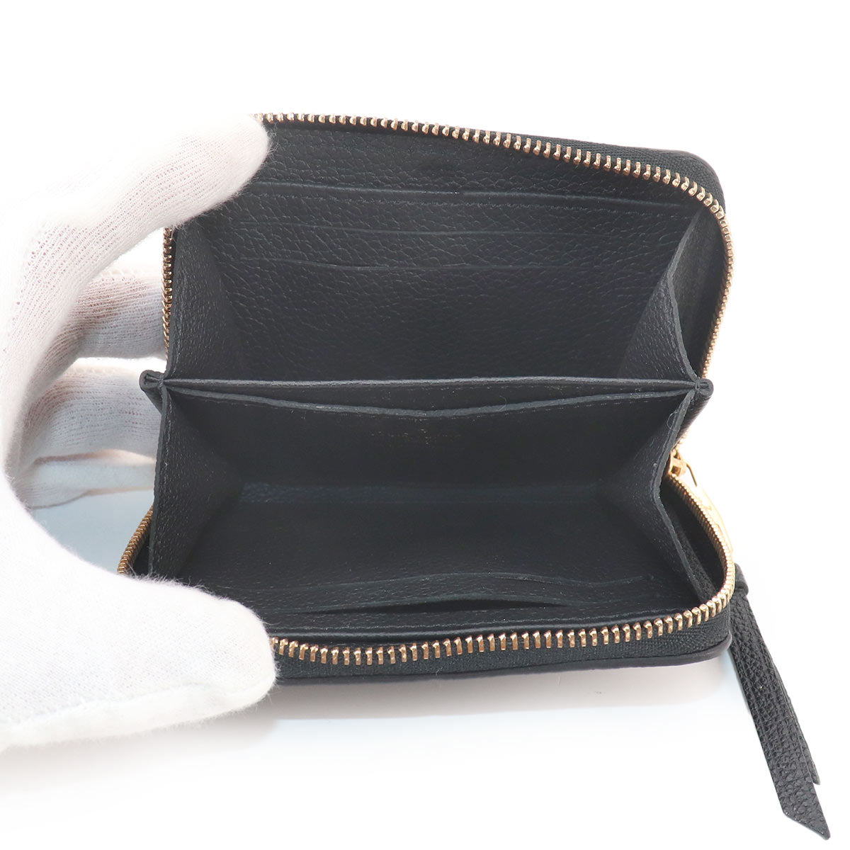 Monogram Empreinte Zippy Coin Purse Coin Case Noir M60574