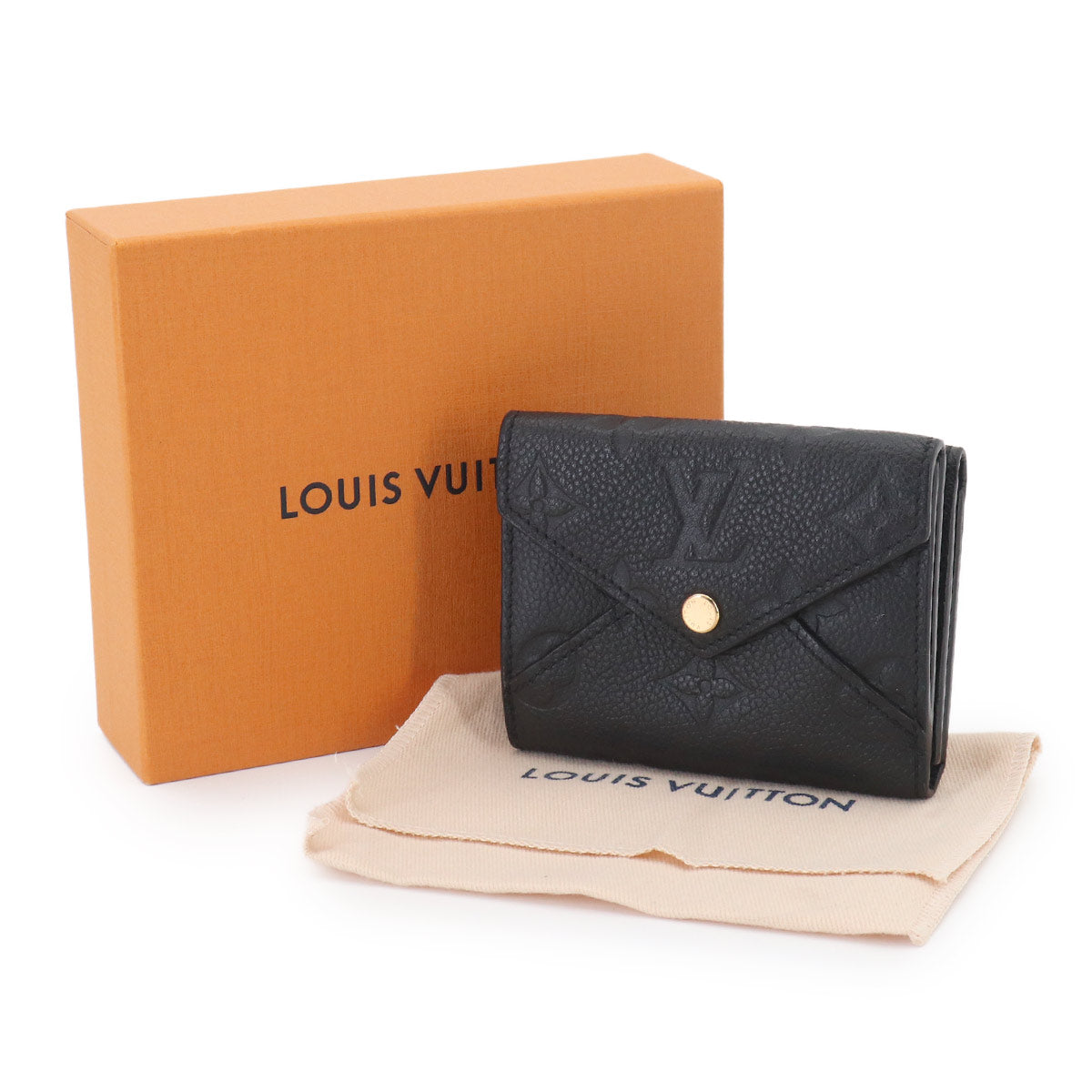 Monogram Empreinte Celeste Wallet Leather Black M82133