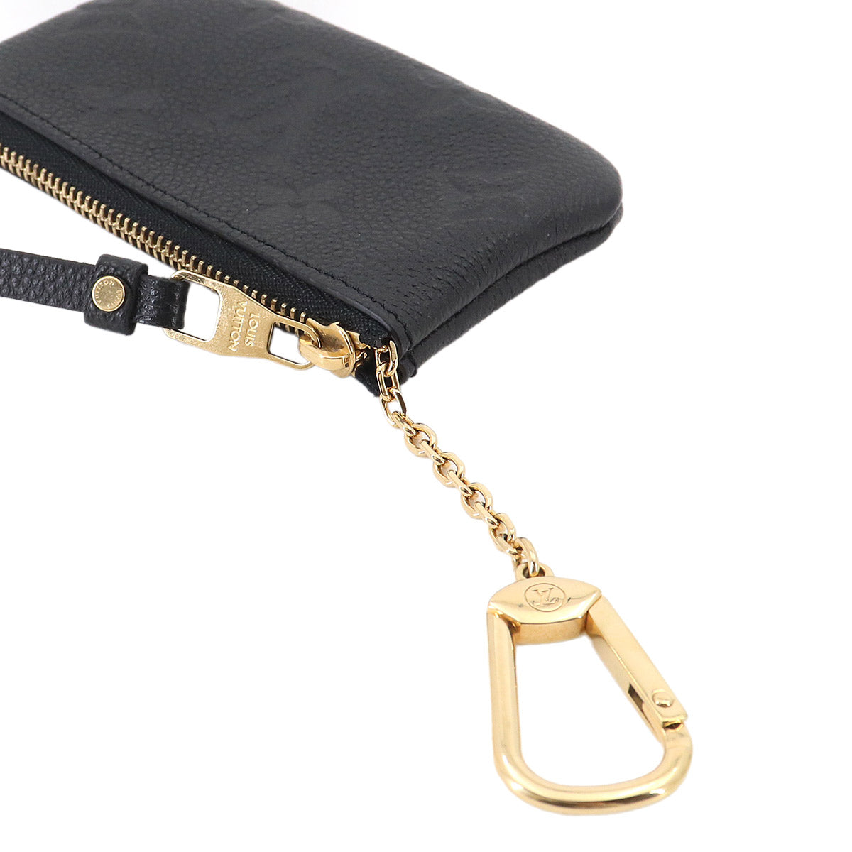Monogram Empreinte Key Pouch Leather Black M80879