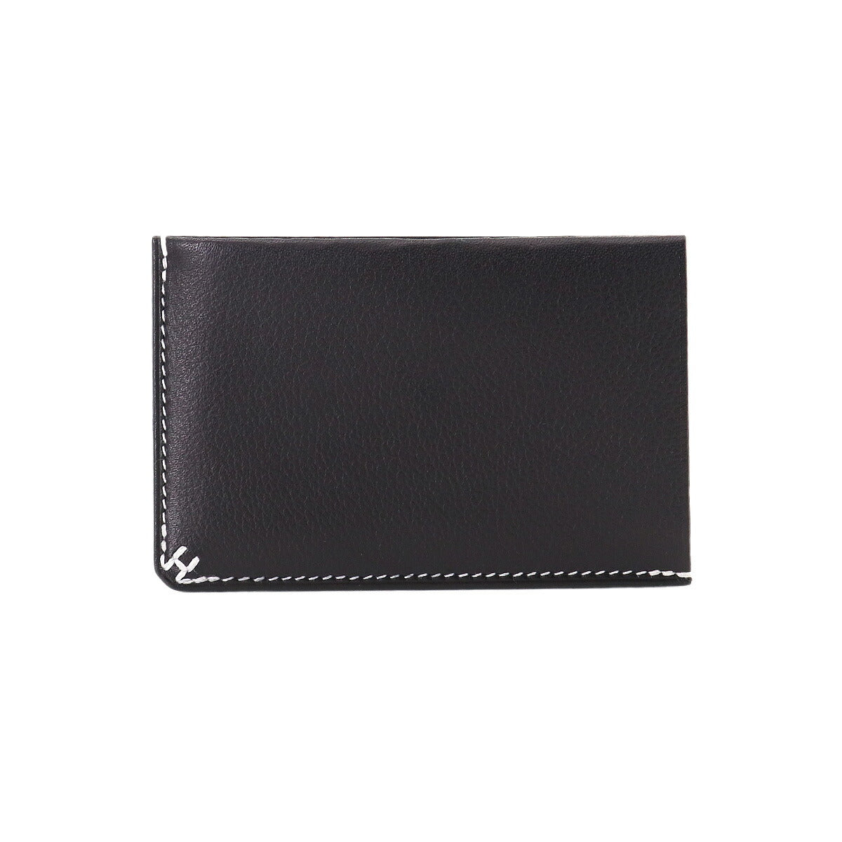 H Sellier Card Case Evercolor Bleu Indigo Evergrain