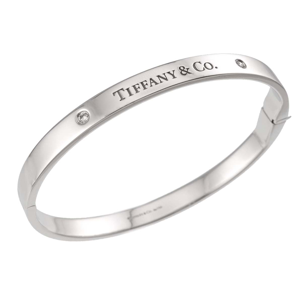 Diamond Bracelet 18K White Gold 750