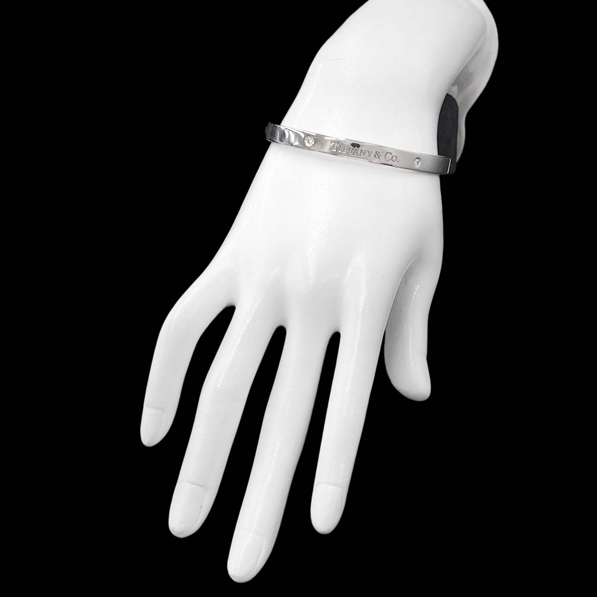 Diamond Bracelet 18K White Gold 750