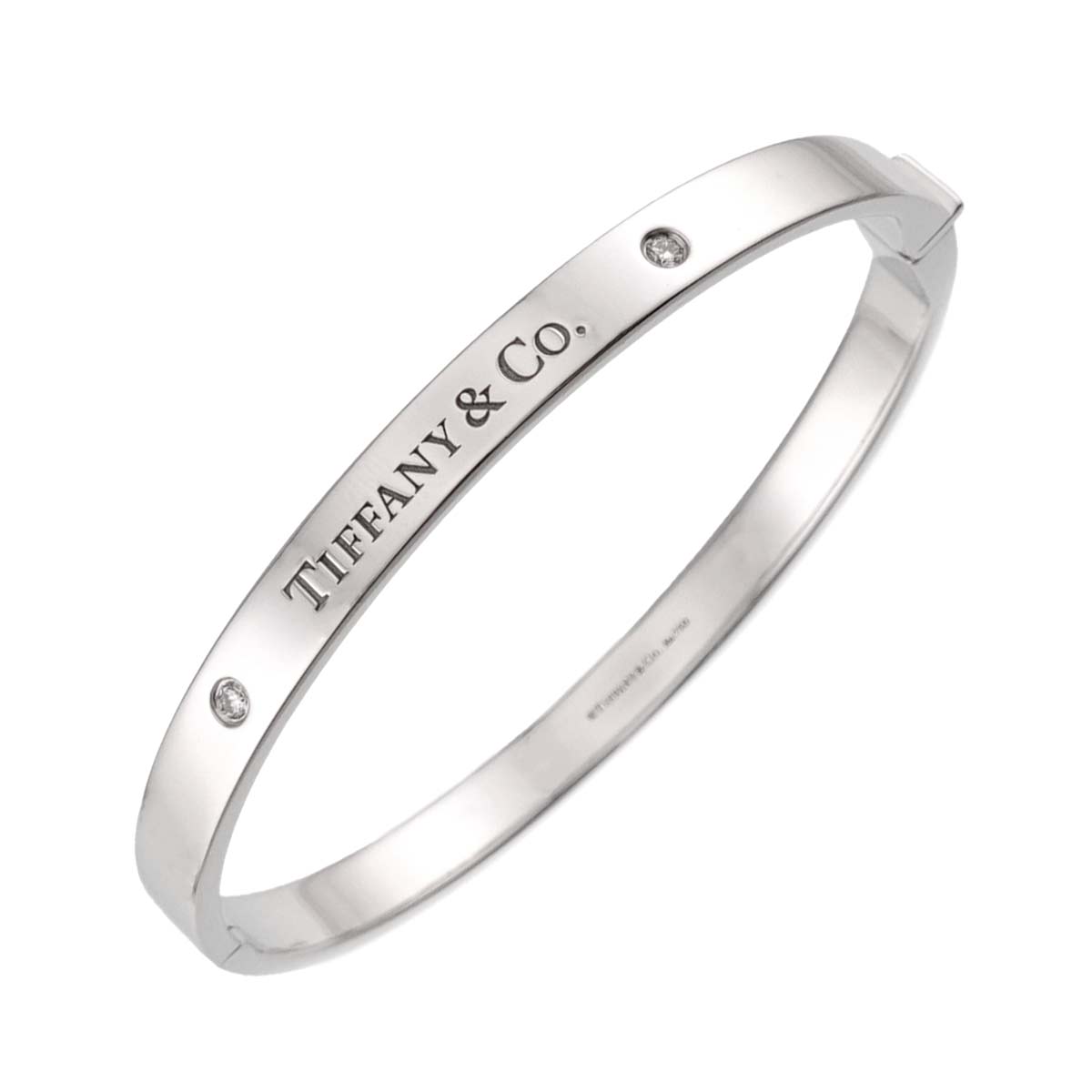 Diamond Bracelet 18K White Gold 750