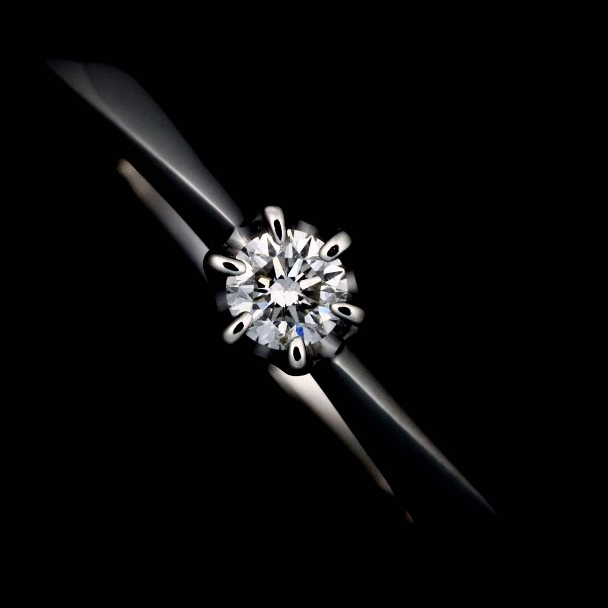 Diamond Ring Pt Platinum Size5.25(US)