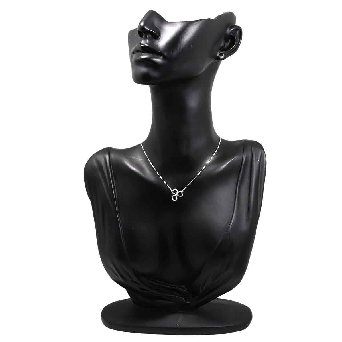 Paper Flowers Diamond Necklace Platinum