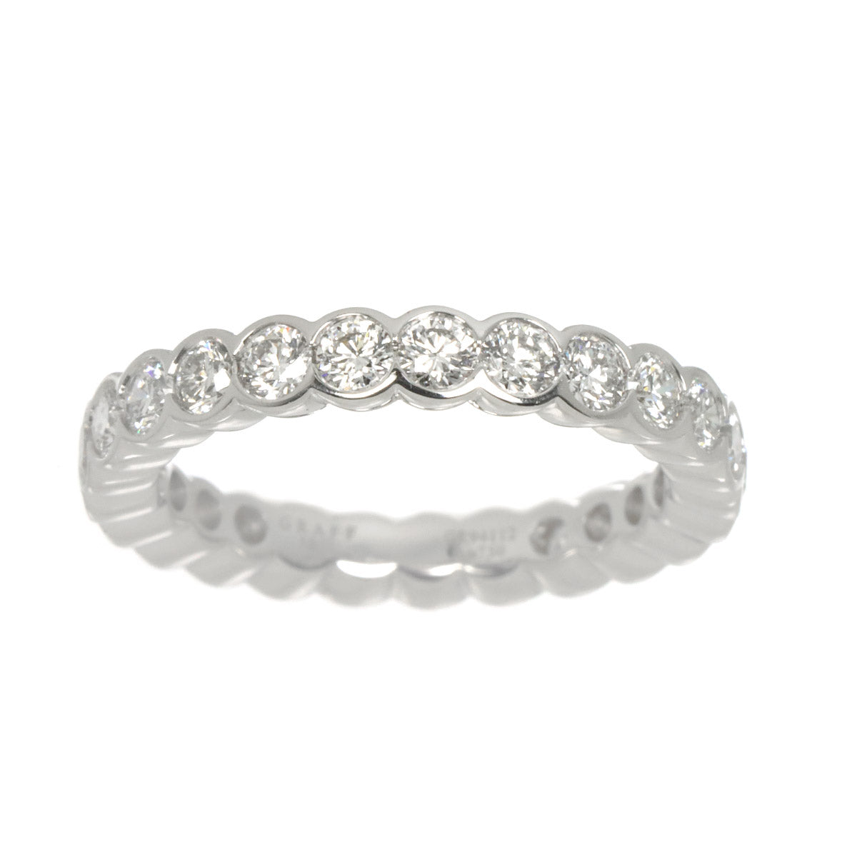Diamond Ring 18K WG 750 Size4(US)