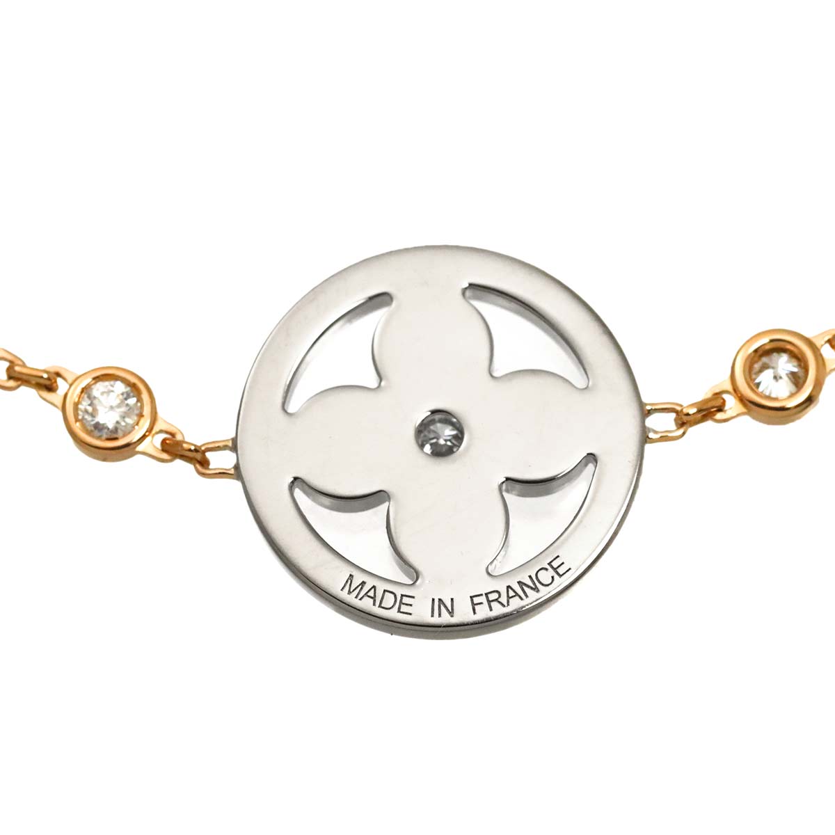 Idylle Blossom GM Diamond Bracelet 18K WG YG PG 750