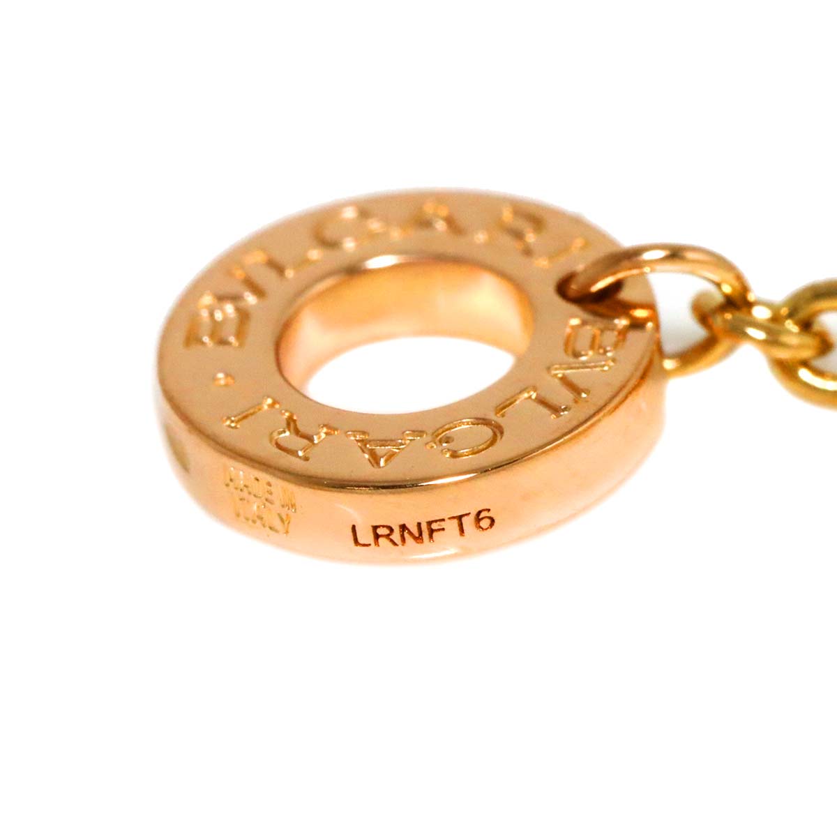 B-ZERO1 Element Diamond Necklace Ceramic 18K Pink Gold 750