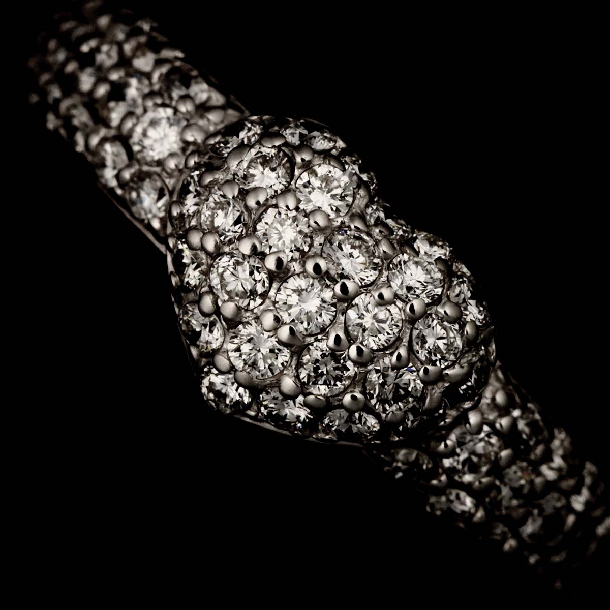 Diamond 0.68ct Ring 18K WG 750 Size5.5-5.75(US)