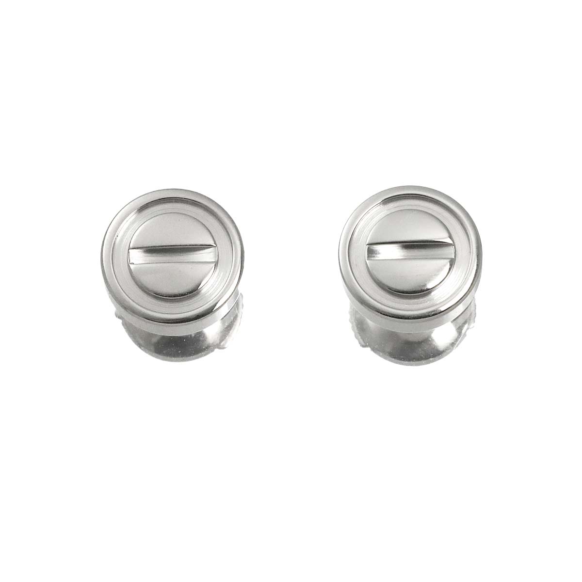 Love Earrings Pierced 18K White Gold 750