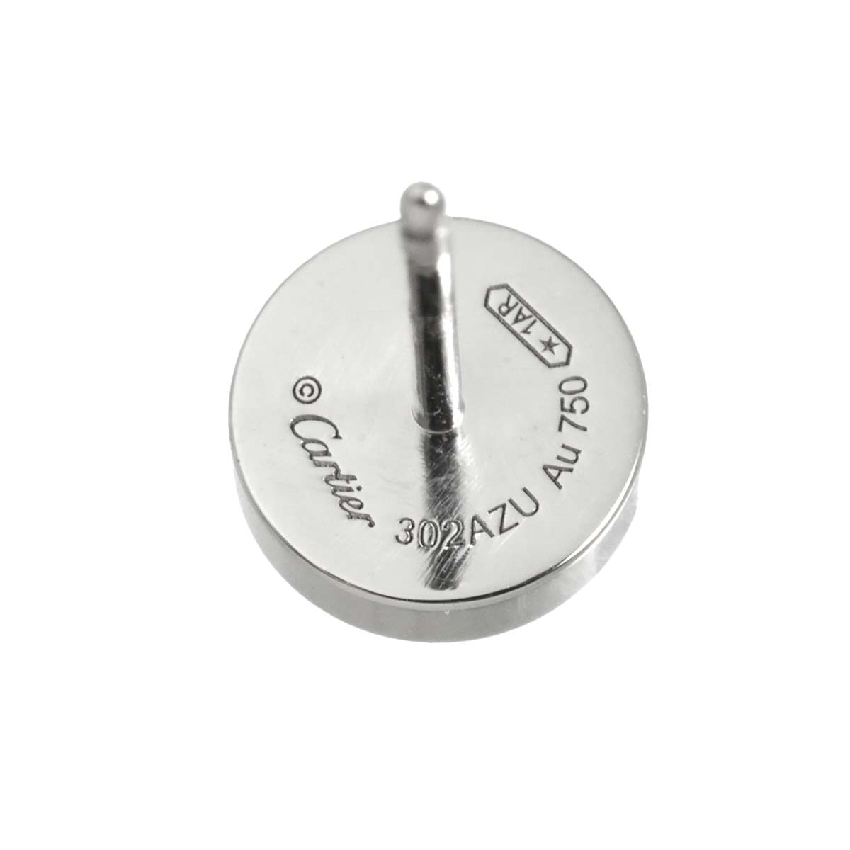 Love Earrings Pierced 18K White Gold 750