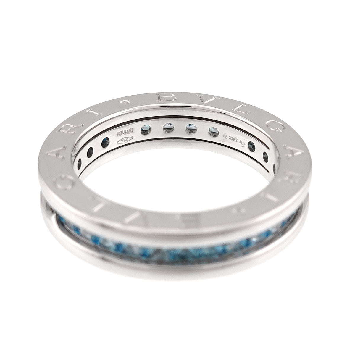 B-ZERO1 1 BAND Topaz Ring 18K White Gold 750 Size52 6(US)