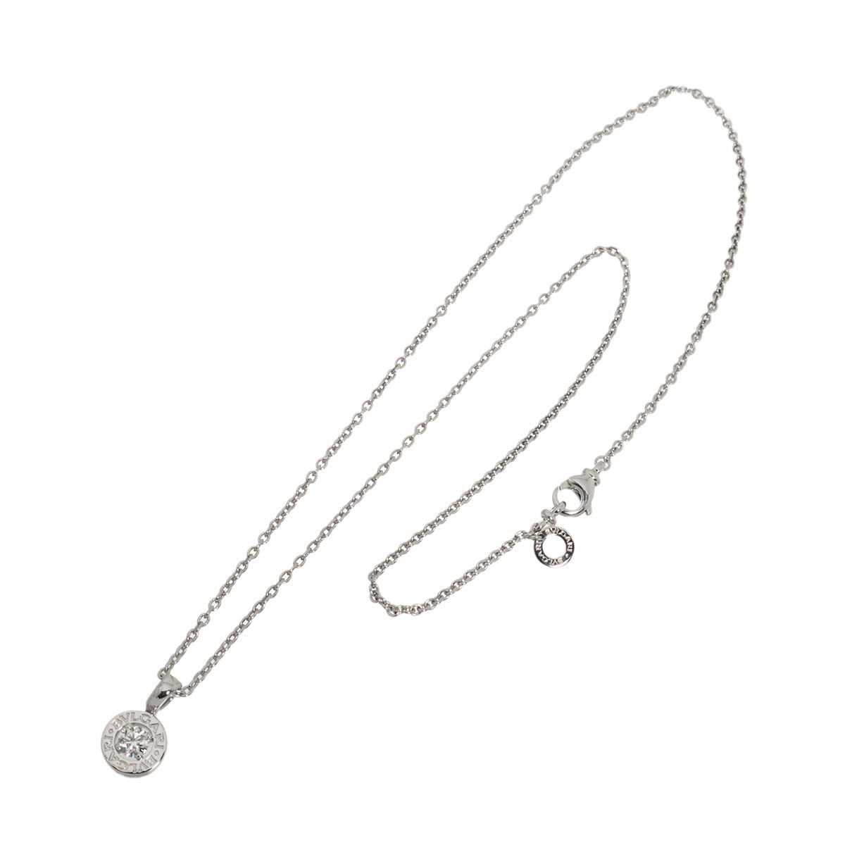 BVLGARI BVLGARI Diamond Necklace 18K White Gold 750