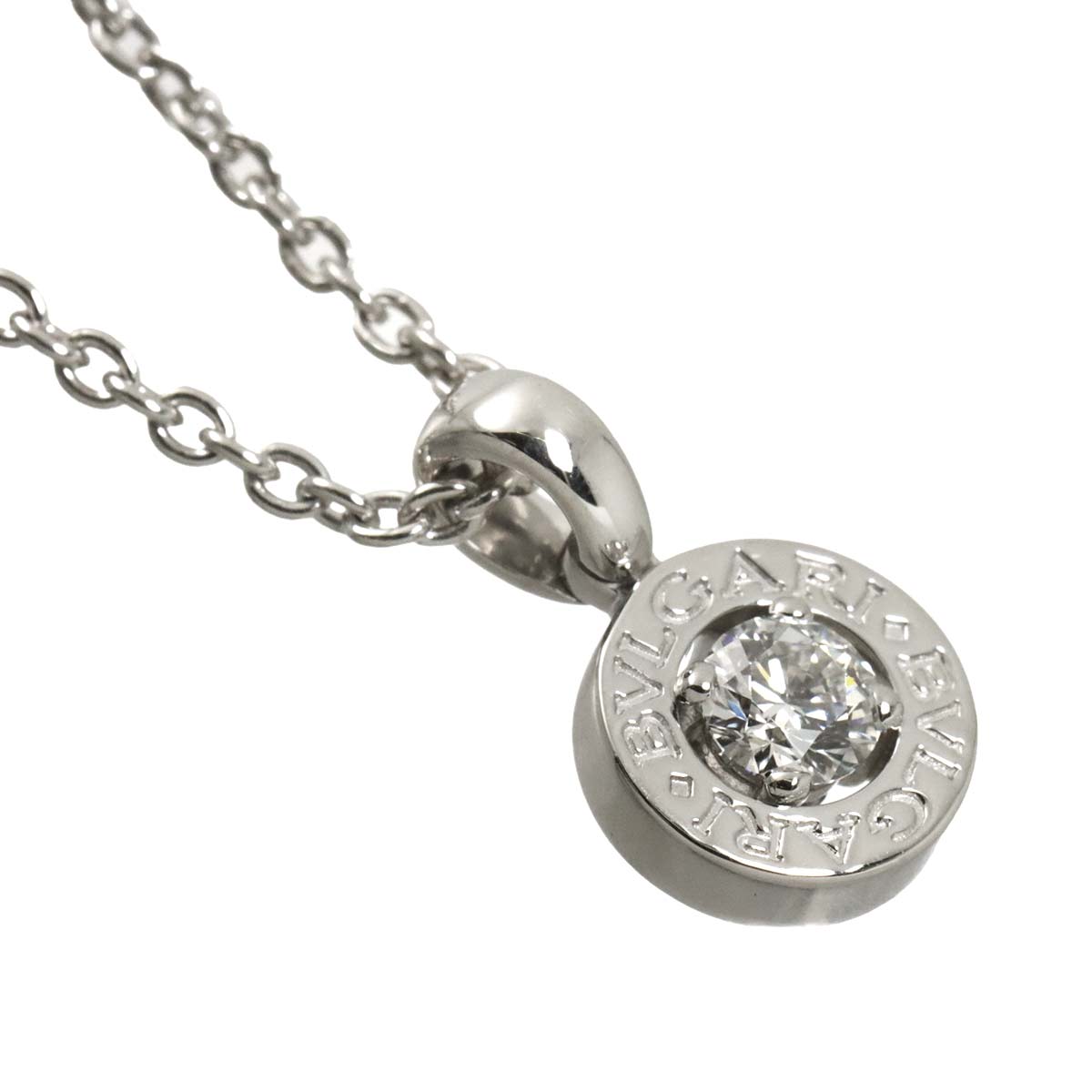 BVLGARI BVLGARI Diamond Necklace 18K White Gold 750