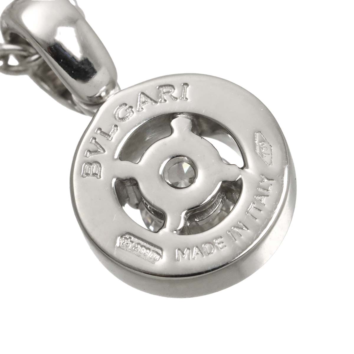 BVLGARI BVLGARI Diamond Necklace 18K White Gold 750