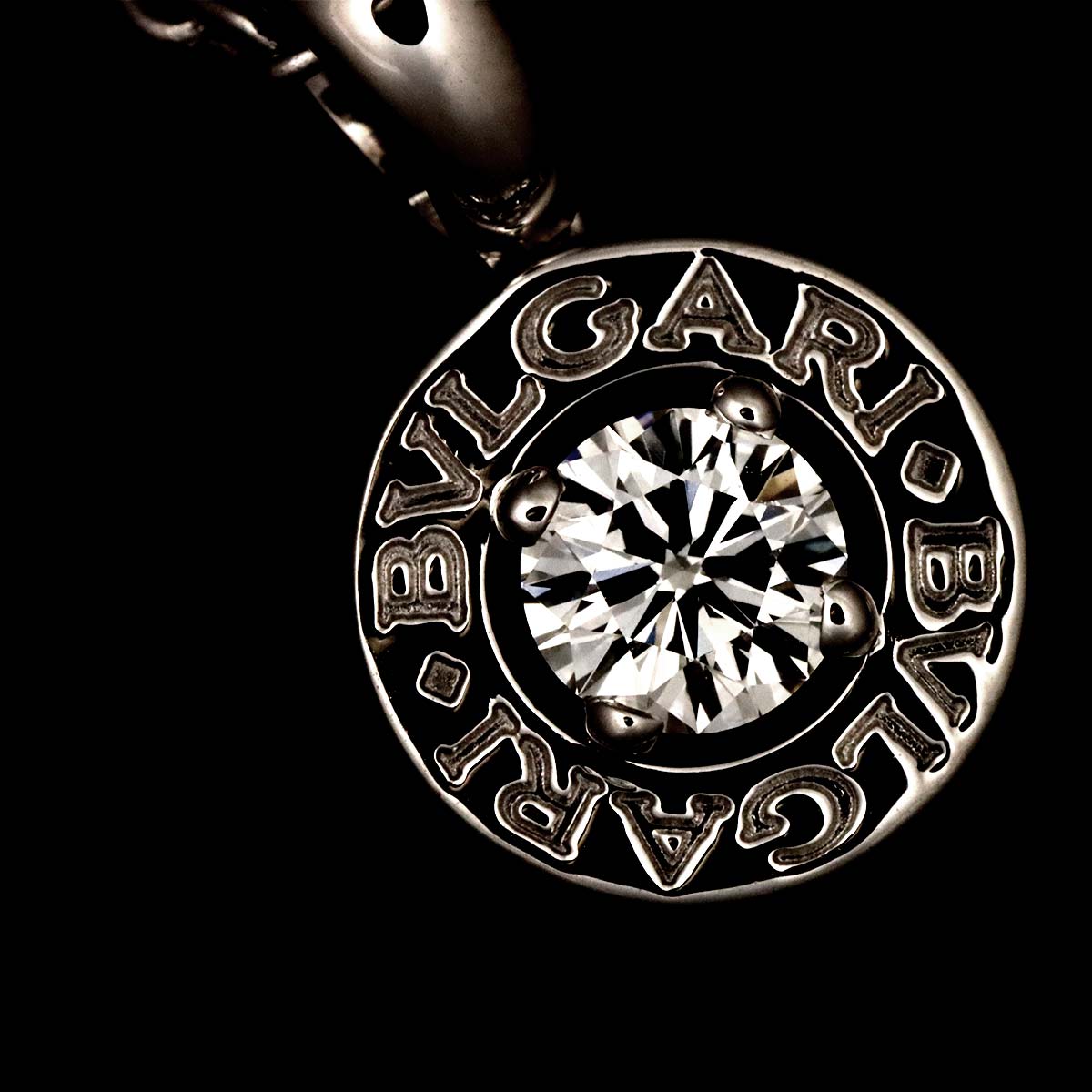 BVLGARI BVLGARI Diamond Necklace 18K White Gold 750