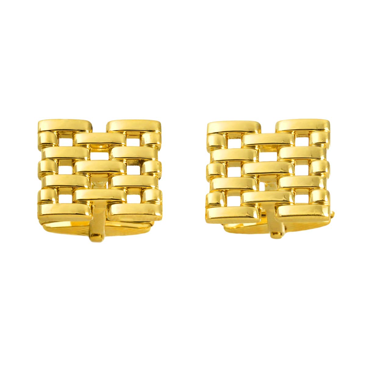 Cuff links 18K Yellow Gold 750