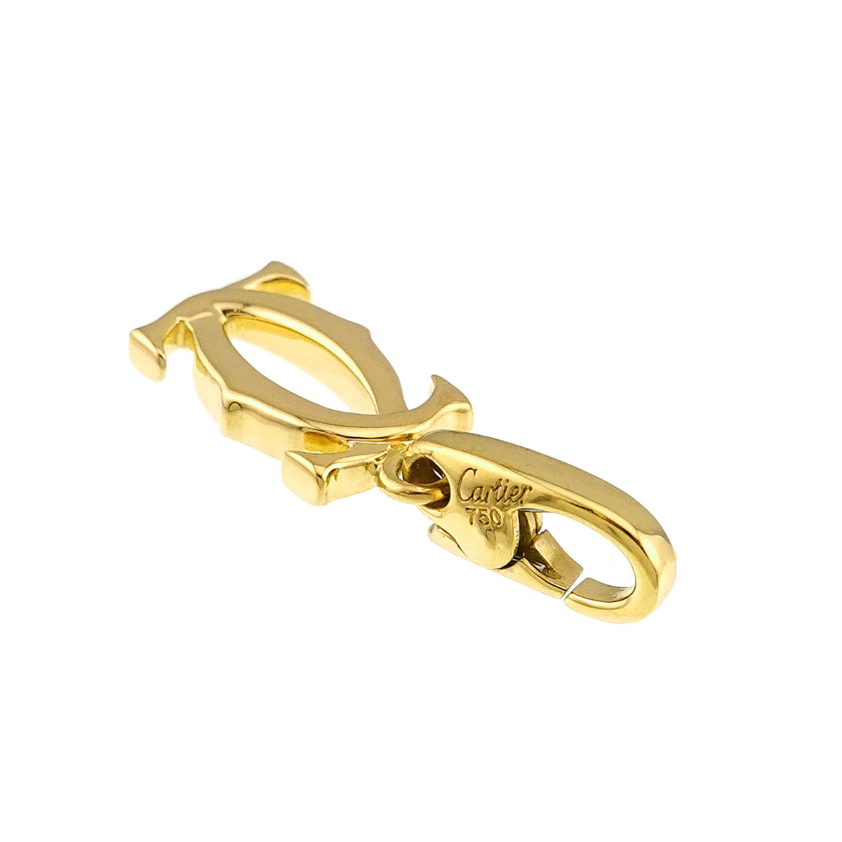 2C Pendant Top Charm 18K Yellow Gold 750