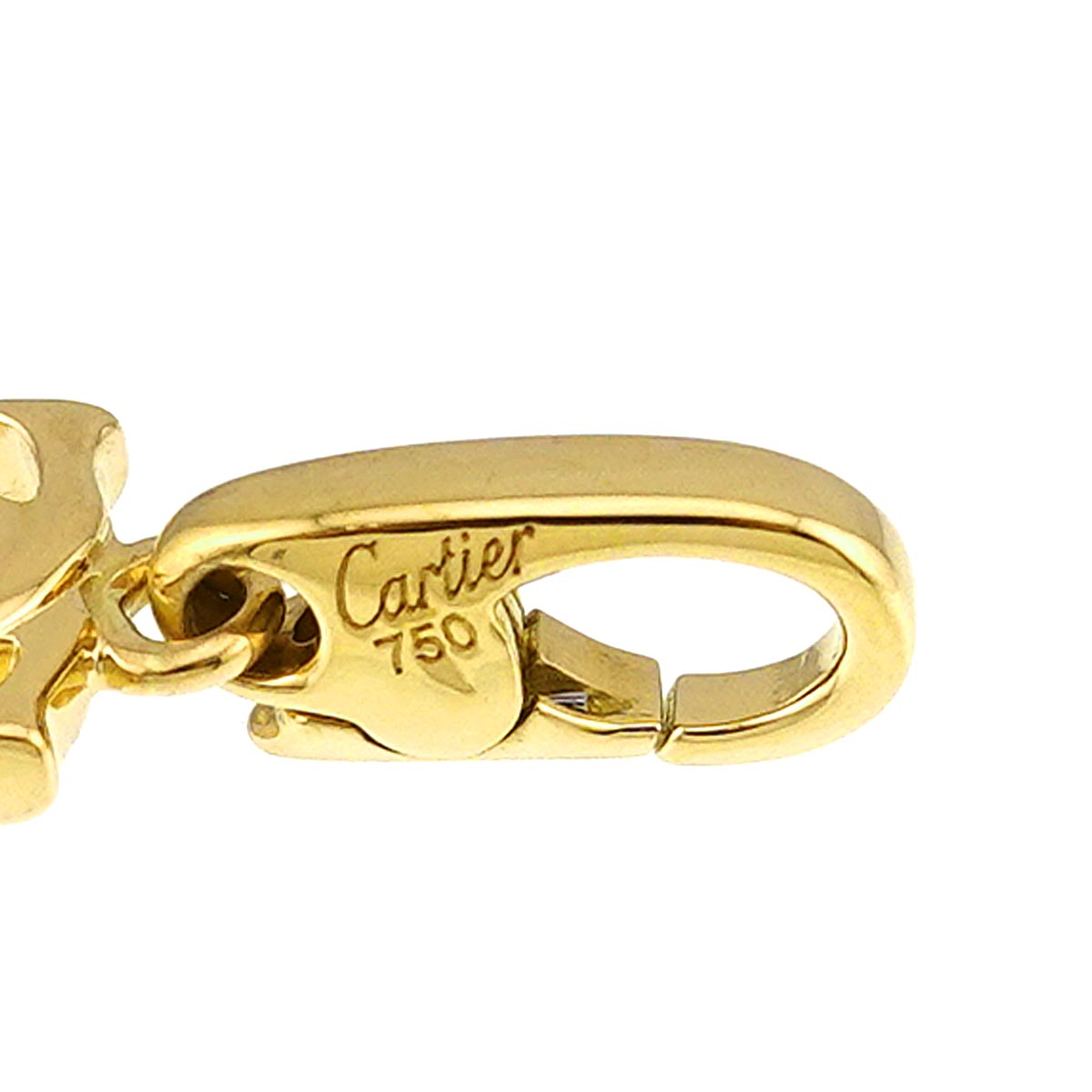 2C Pendant Top Charm 18K Yellow Gold 750