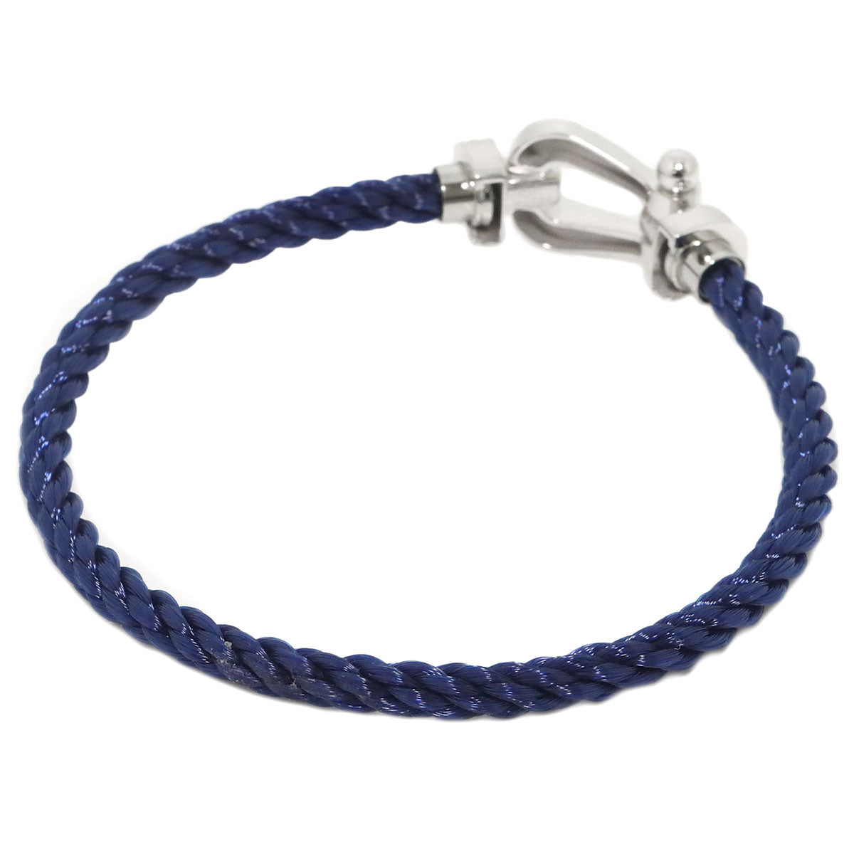 Force 10 LM Diamond Bracelet 18K WG 750 Steel size19